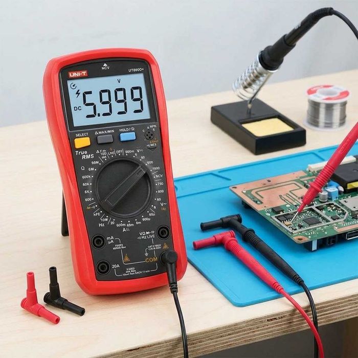 Multímetro Digital 1000VDC \ 750VAC 20A TrueRMS UNI-T - Novo com Garantia