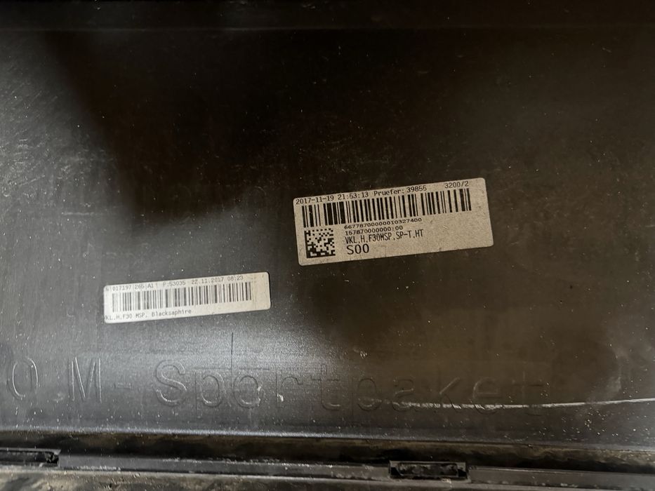 Para choques traseiro BMW Pack M original preto