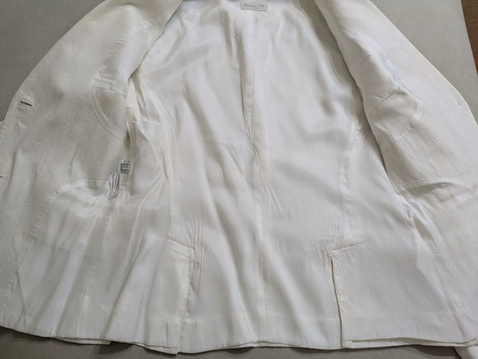 Blazer bege da Massimo Dutti