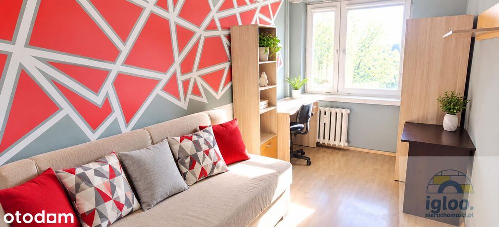 Mieszkanie 4-pokoje -Urządzone -Balkon -Winda -os.Sady