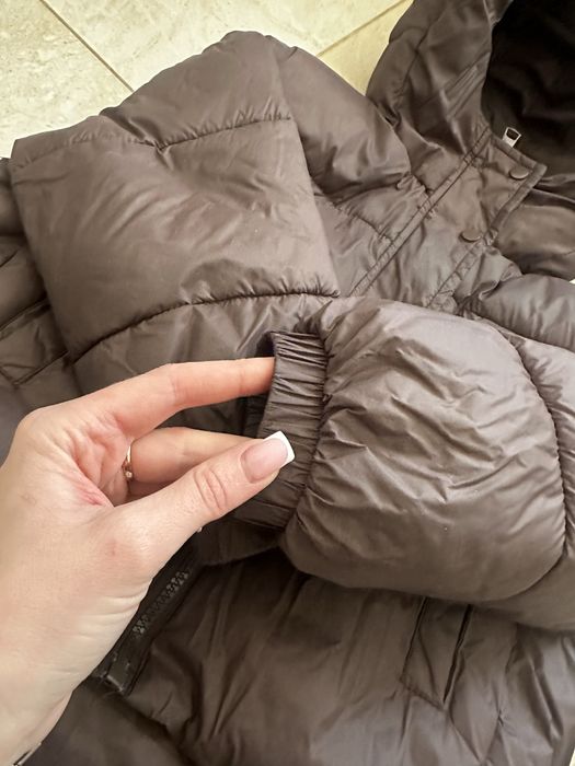 Куртка шоколадная пуховик