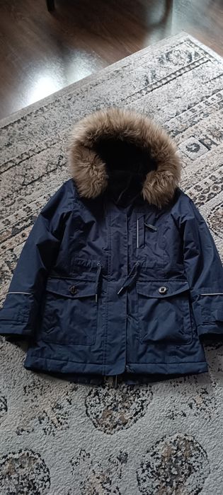 Куртка, пальто термокуртка зимова на зріст 128 136 майже нове