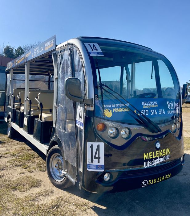 Melex Frugal 2022 pojazd elektryczny meleks bus 7,5kW 17os FV23%