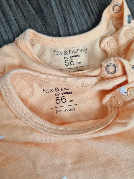Zestaw body śpioszki pajacyki Fox&Bunny 56