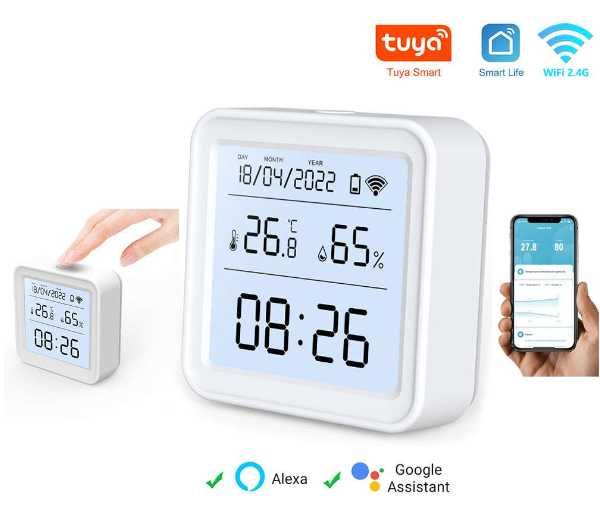 WiFi метео станція термометр - гігрометр з підтримкою Tuya