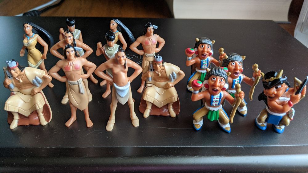 Figurki Kinder Niespodzianka Indianie Zestaw 14szt