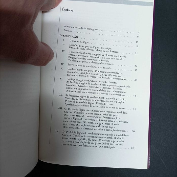 Sinopse Lógica  Immanuel Kant  T