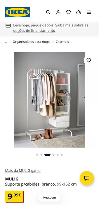 Mulig , suporte para cabides