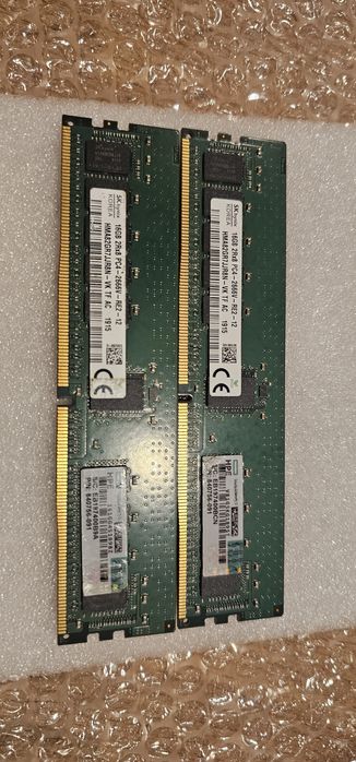 32gb (2x16gb) SK Hynix DDR4 2666 ECC Registered RDIMM Server RAM
