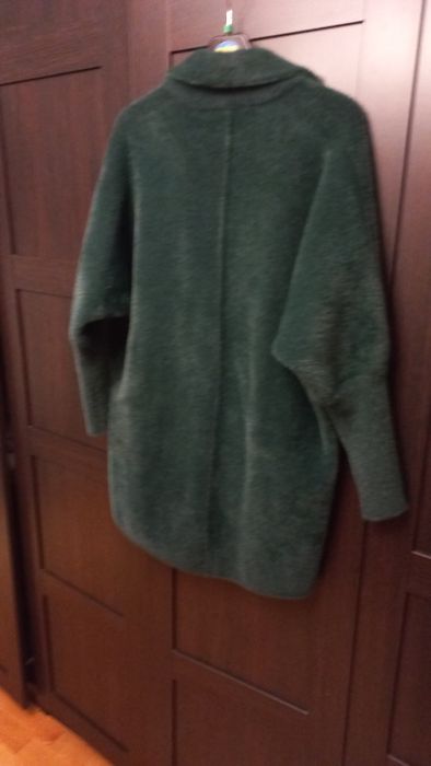 Plaszcz cieply sweter oversize jak nowy