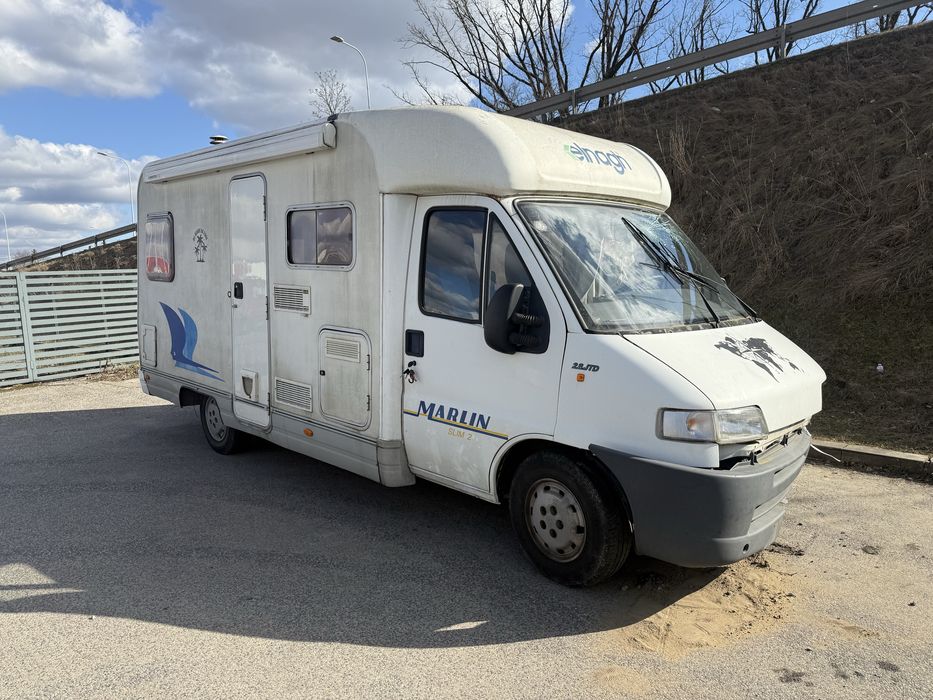 Fiat półintega marlin slim 2   2.8 jtd   Maly przebieg uszkodzony