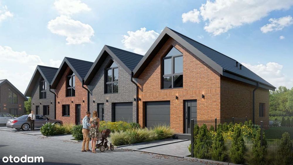Bawarski dom z garażem | 85m2, ogród 199m2 | 5 pokoi | garderoba