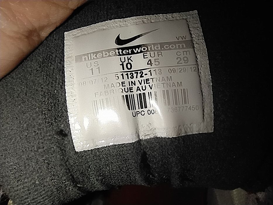 Оригинальные Nike Overplay VII (511372-113), размер 45 / 29 см