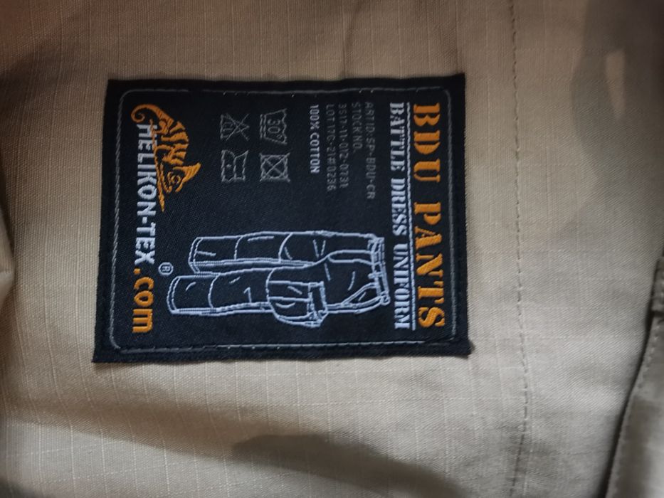 Брюки, штани Helikon tex, тактичні  в пісчаному кольорі