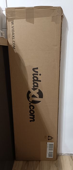 Półka  biała na panelu 30x15x100