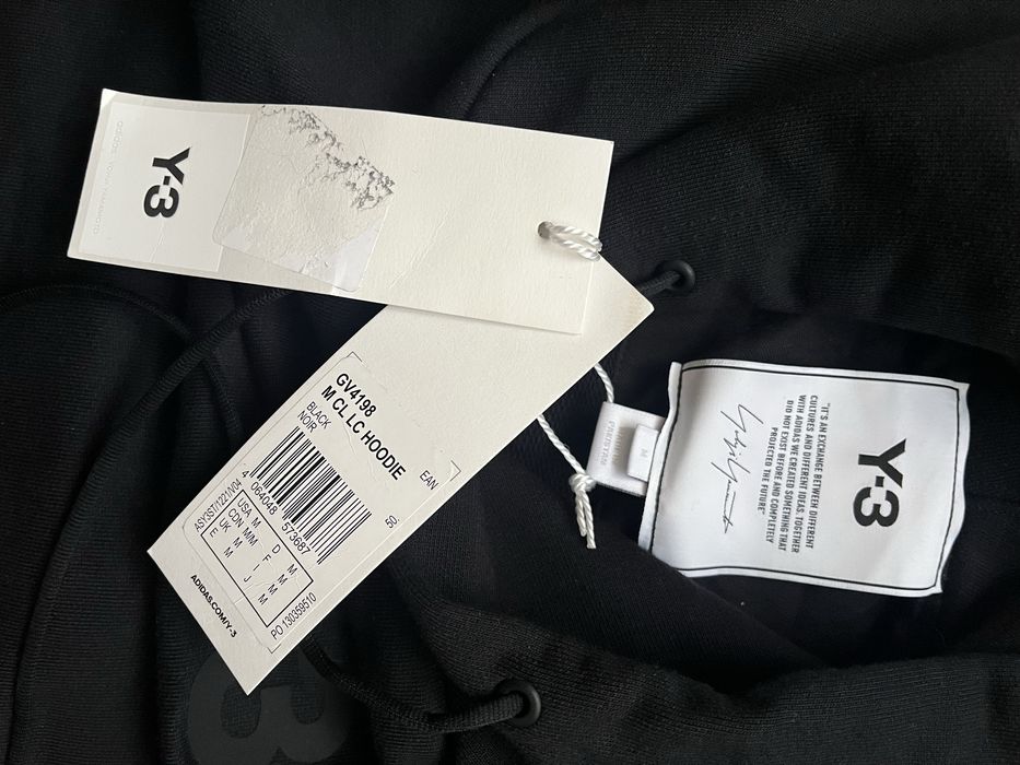 100% Legit/Y-3/Yohji Yamamoto/ Adidas/Hoodie/Big Logo/New