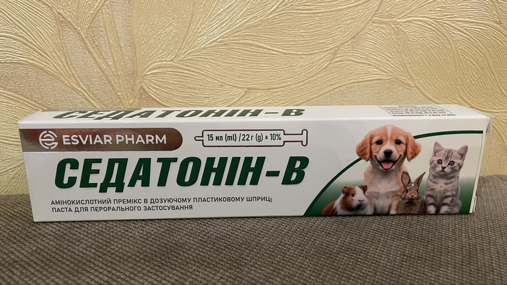 Седатонин-В, успокоительное для животных