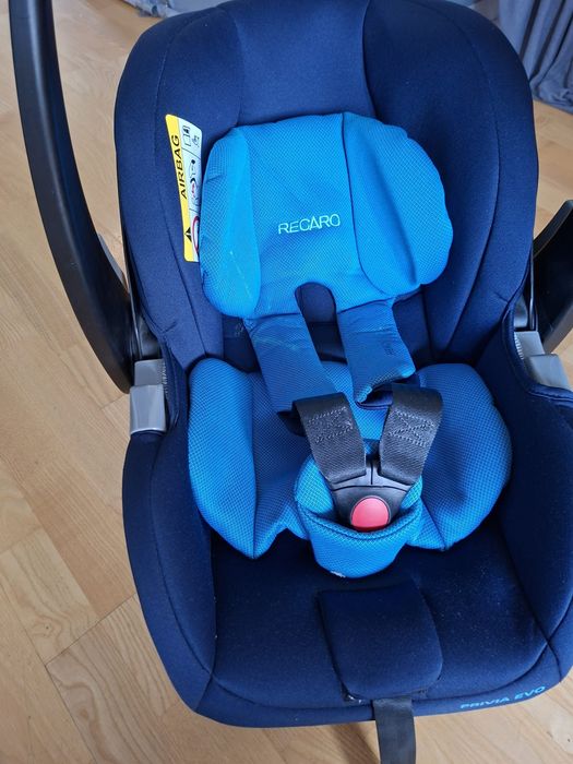 Fotelik samochodowy Recaro Privia Evo 0–13 kg – łupin8a dla noworodka