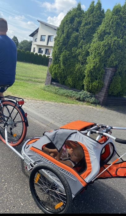 Przyczepka dziecieca do roweru Falter na wzór Croozer for1