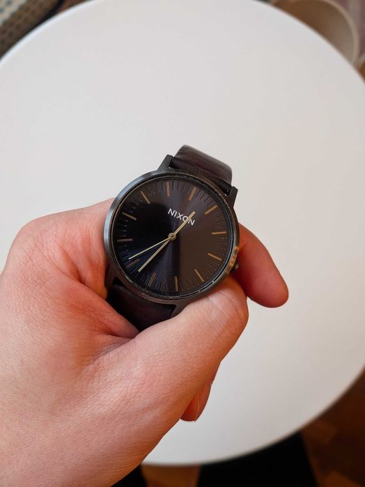 Zegarek męski Nixon The Porter 40mm grafit czarna tarcza Bring It klasyk