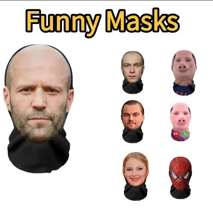 Маска балаклава з мікрофібри LuAMaMA Джейсон Стейтем
Залишити відгук