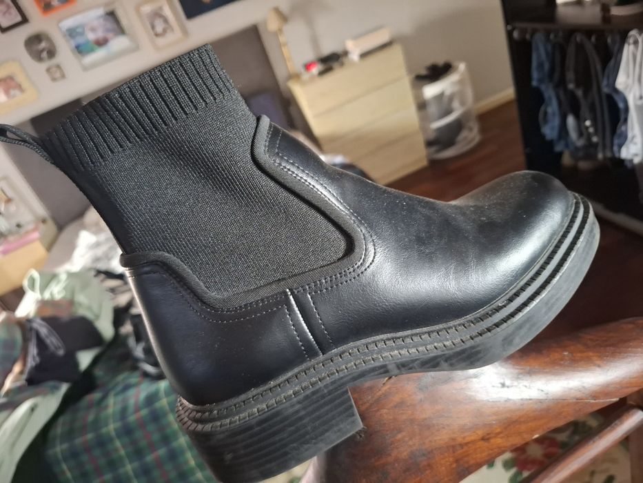 Botas mulher cano elastico