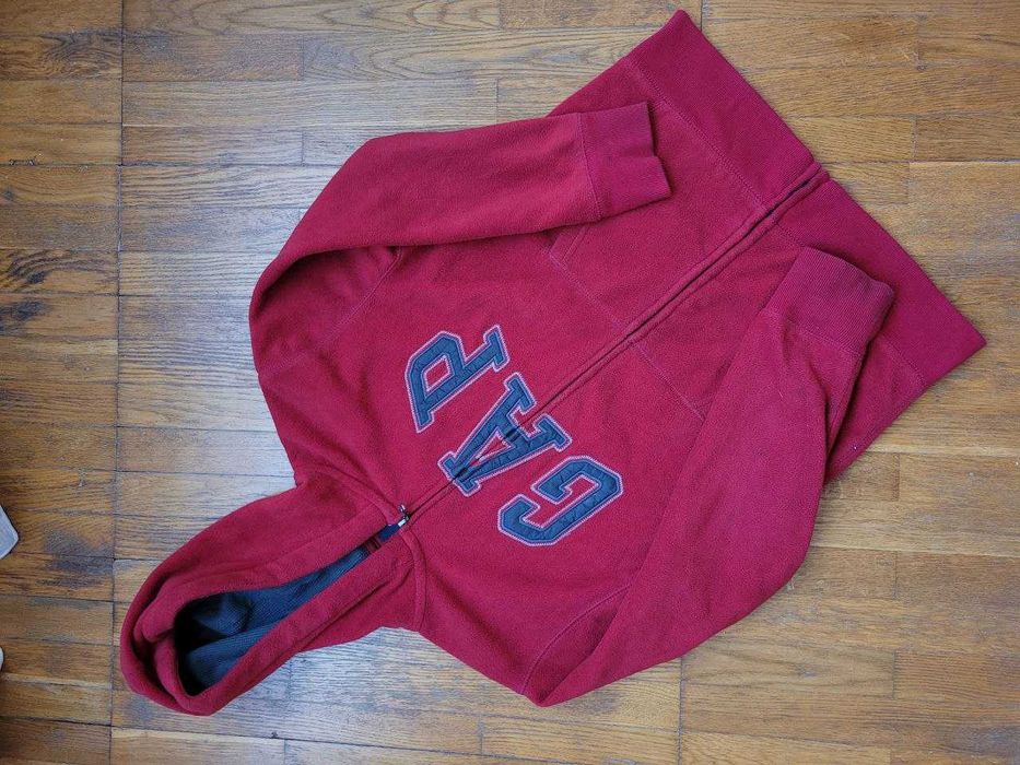 Кофта худи зип GAP big logo толстовка на флисе