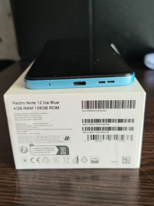 Телефон Xiaomi Redmi Note 12 4/128gb