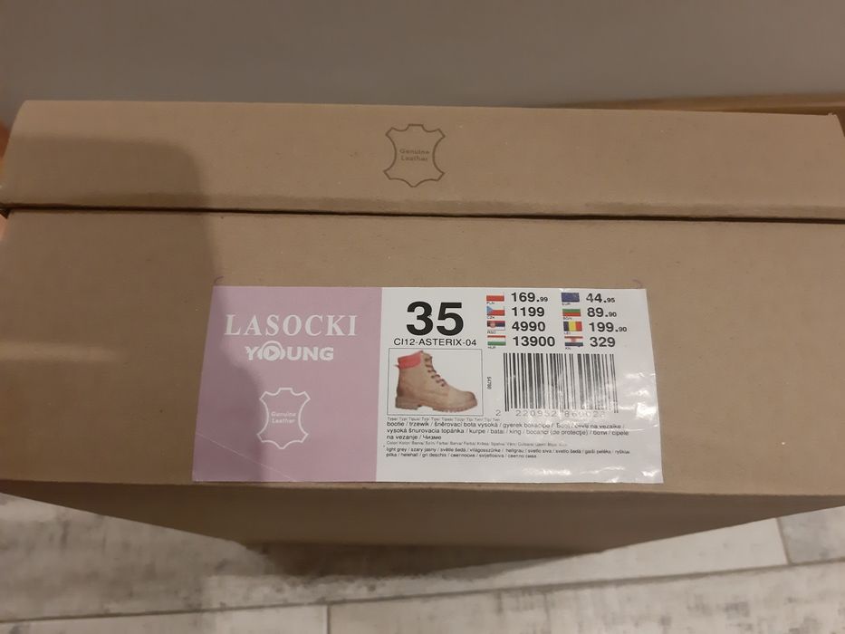 Buty dziewczęce rozmiar 35