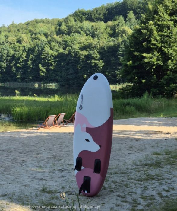 Deska SUP 215 cm dla dzieci WAVE BOOST PINK HyperMotion
