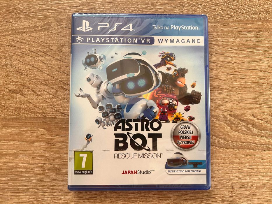 Astro Bot Rescue Mission VR - PS4 - Team Asobi - PL - NOWA, FOLIA