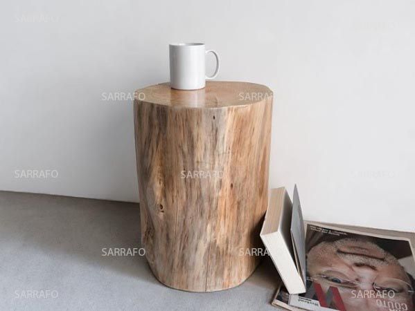 Mesa de apoio madeira maciça
