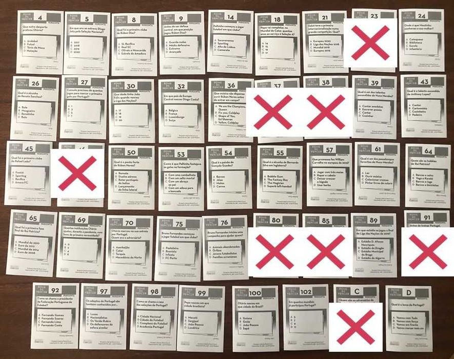 36 cromos Fome de Vencer - Seleção Nacional - Mundial 2022