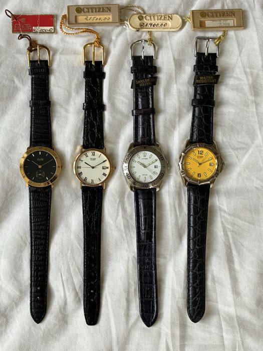 4 Relogios novos anos 90