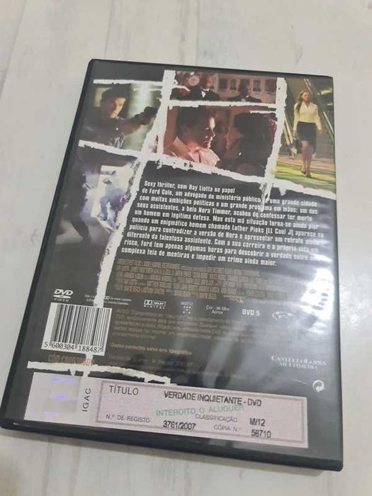 DVD Filme Verdade Inquietante Ray Liotta Movie