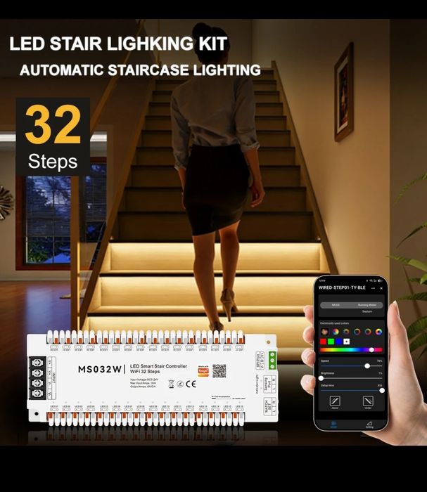 Sterownik LED MS032X NA SCHODY Świetny Efekt