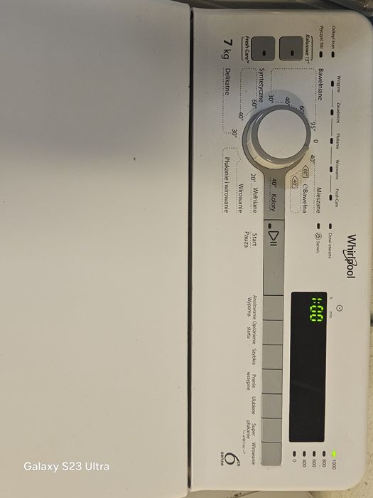 Pralka Whirlpool TDLR 7kg