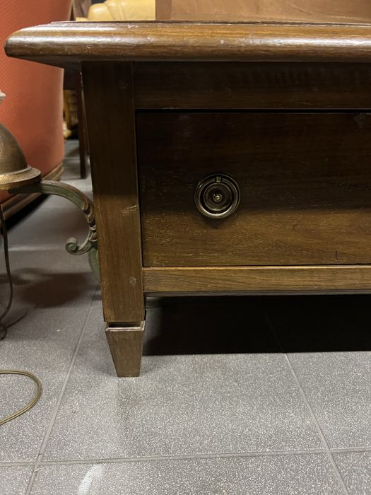 Dębowy Stolik kwadratowy z szuflladą/Raty