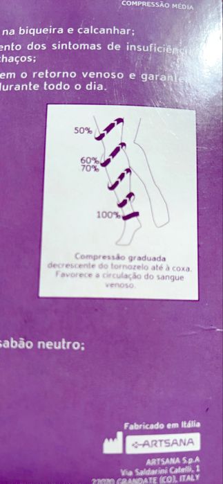 Collants de descsnso Lycias preto