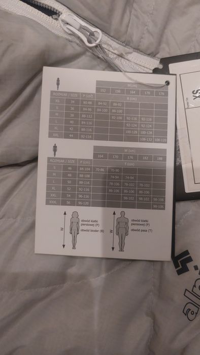 Kurtka puchowa Alpinus White River Lady XS