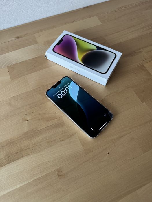 Wspaniały iPhone 14 Plus Starlight komplet sprawny100%