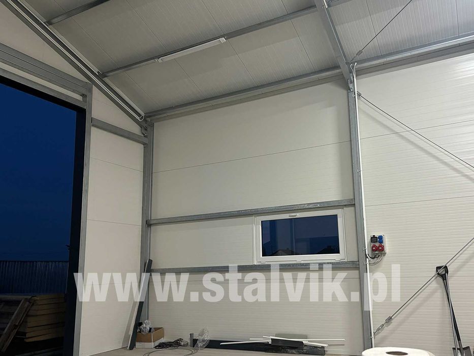 Hala Garaż 7x12x4 Płyta warstwowa ocynk