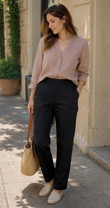 Massimo Dutti жіночі брюки льон+віскоза