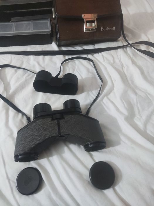 Binóculos Bushnell triple tested Rangemaster