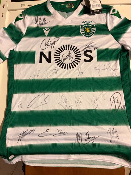 Camisola oficial sporting 2020/21 - AUTOGRAFADA
