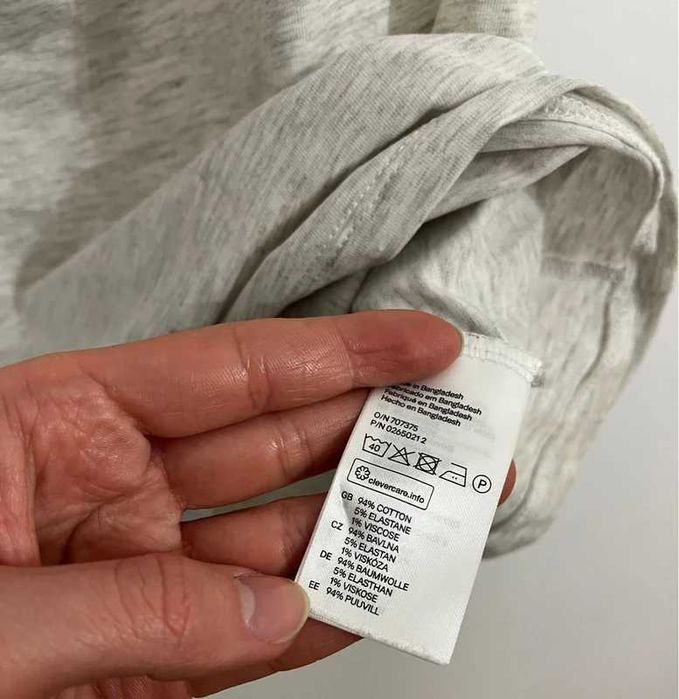 H&M Basic długi top na ramiączkach XS