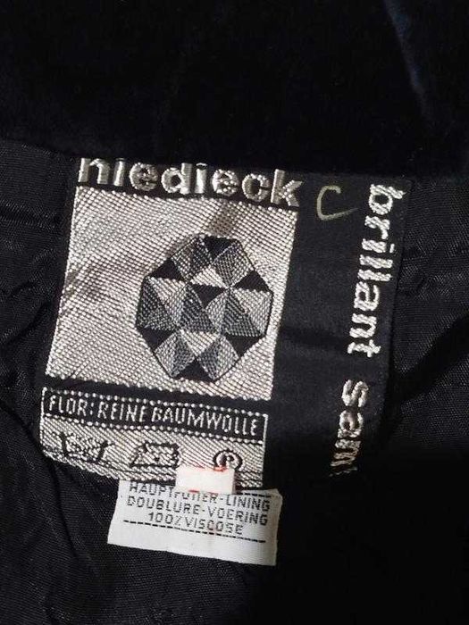 Оксамитова спідниця максі niedieck brilliant