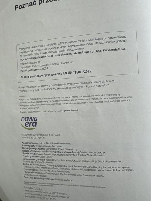 Historia poznać przeszłość klasa 1 technikum liceum