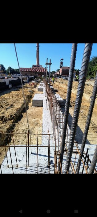 Mury oporowe mur oporowy fundamenty płyty fundamentowe garaże podziemn