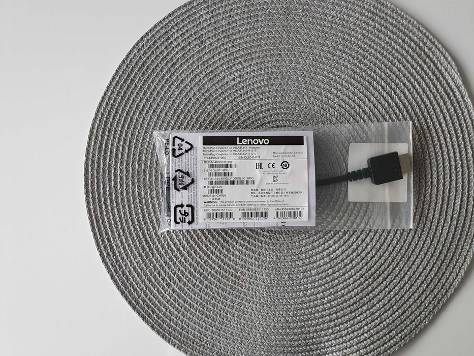 Kabel LENOVO ThinkPad OneLink+ to VGA/RJ45 Adapter